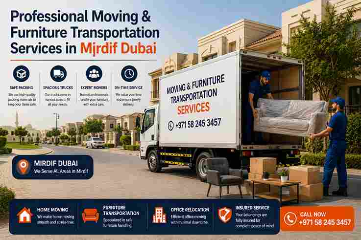 Professional Moving & Furniture Transportation Services in Mirdif Dubai