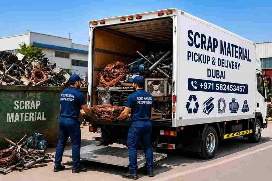 SCRAP MATERIAL PICKUP & DELIVERY SERVICES IN DUBAI