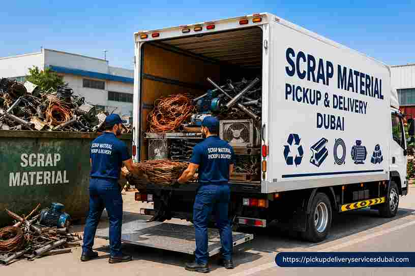 Scrap Material Pickup and Delivery Dubai