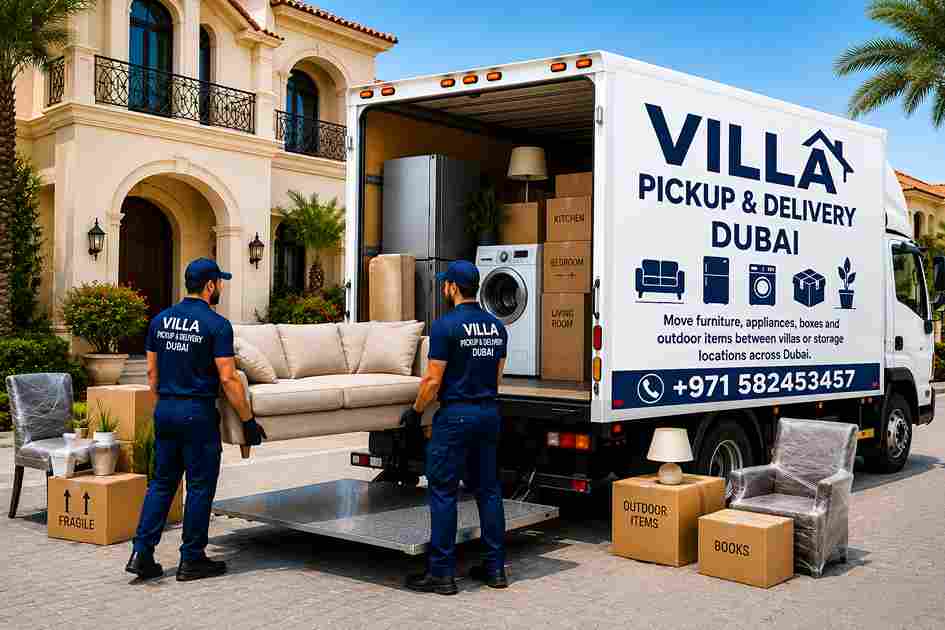 VILLA PICKUP & DELIVERY SERVICES IN DUBAI
