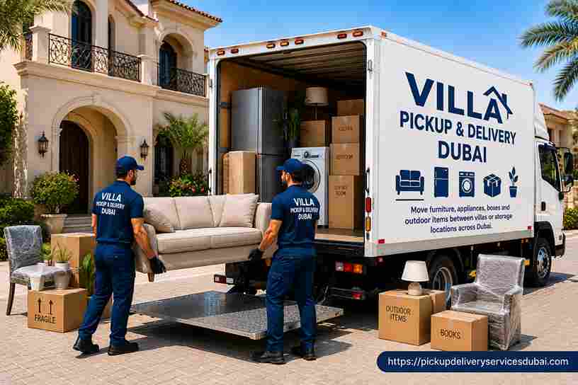 Villa Pickup and Delivery Dubai