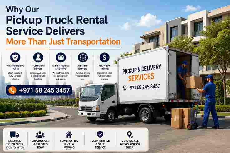 Why Our Pickup Truck Rental Service Delivers More Than Just Transportation